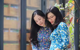 Phụ nữ Công an Hà Nội thướt tha áo dài xuống phố trong ngày 8-3